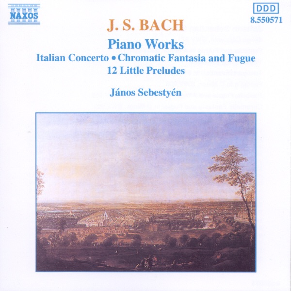 Bach: Piano Works by János Sebestyén album cover