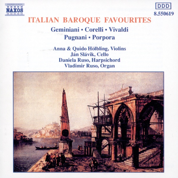 Italian Baroque Favourites by Anna Holbling, Daniela Ruso, Jan Slavik, Quido Holbling & Vladimir Ruso album cover