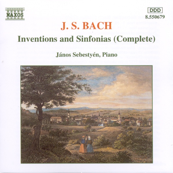 J.S. Bach: Inventions And Sinfonias by János Sebestyén album cover