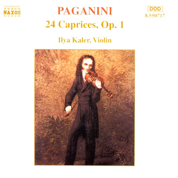 Paganini: 24 Caprices, Op. 1 by Ilya Kaler album cover