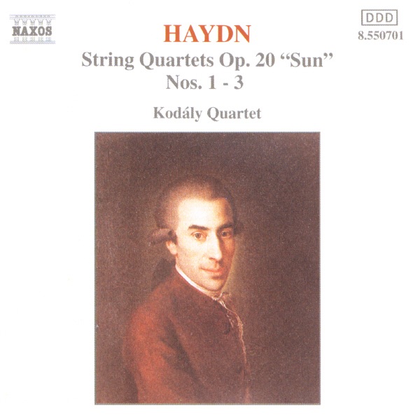 Haydn: String Quartets Op. 20, Nos. 1 - 3 - "Sun Quartets" by Kodály Quartet album cover