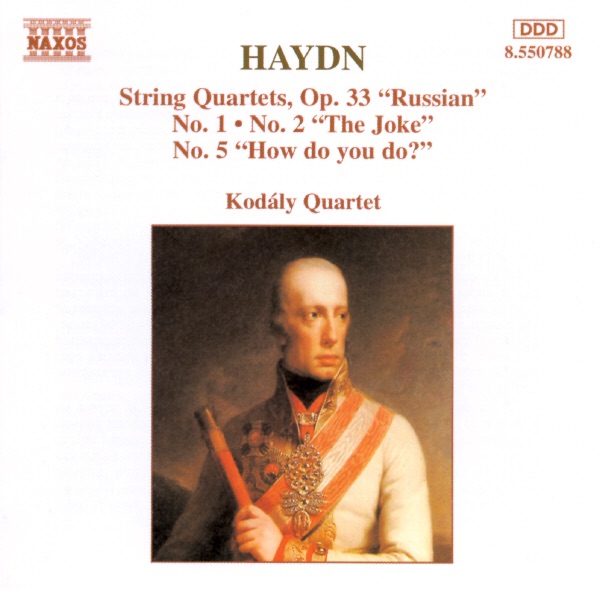 String Quartets, Op. 33, Nos. 1, 2 & 5 by Kodály Quartet album cover