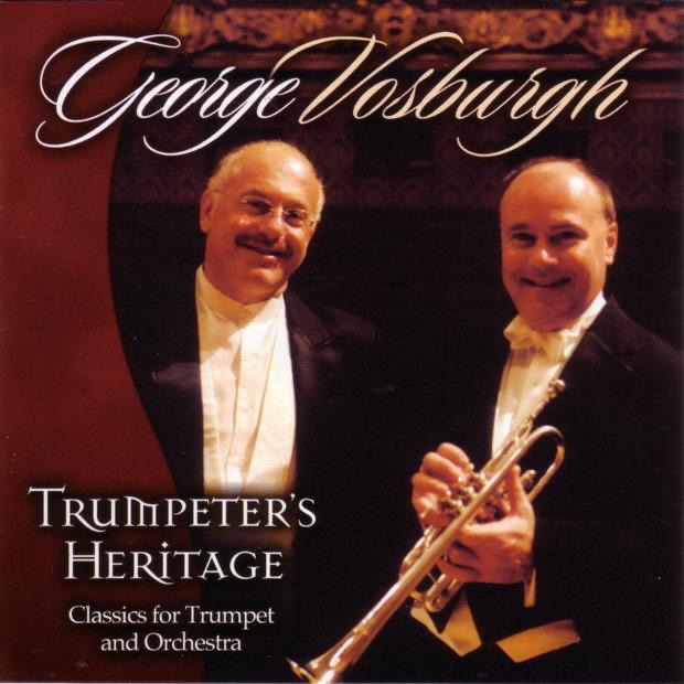 Trumpeter's Heritage - Classics For Trumpet And Orchestra by Czech Philharmonic Chamber Orchestra & George Vosburgh album cover