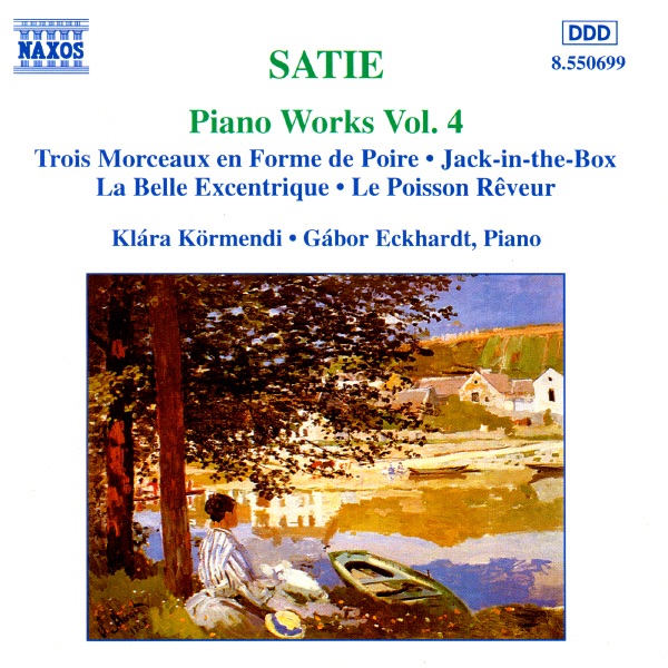 Satie: Complete Piano Works - Vol. 4 by Gábor Eckhardt & Klára Körmendi album cover