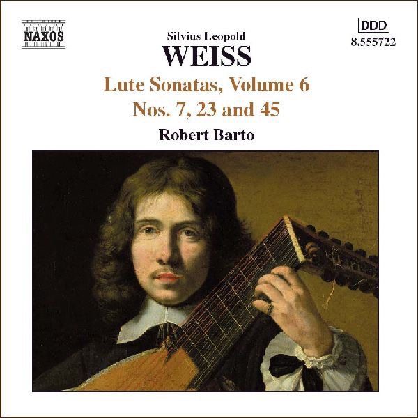 Weiss: Lute Sonatas, Vol. 6 by Robert Barto album cover