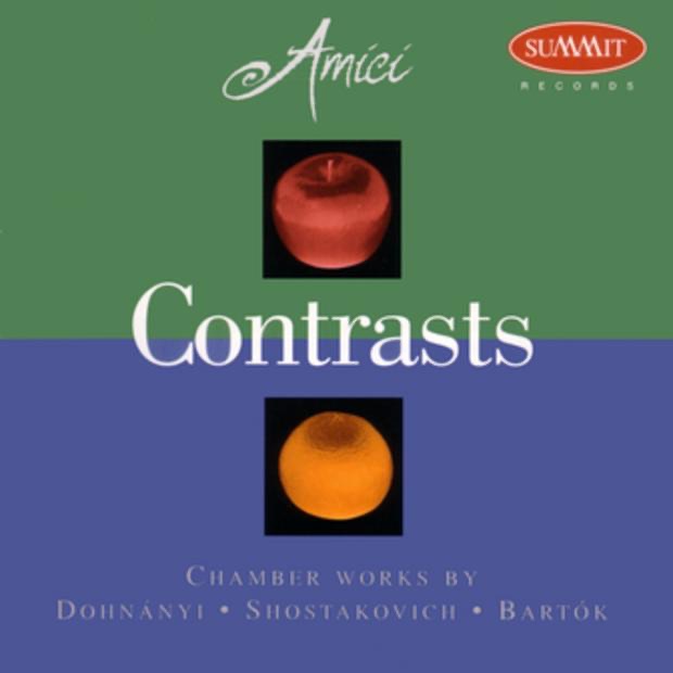 Contrasts by Amici Chamber Ensemble album cover