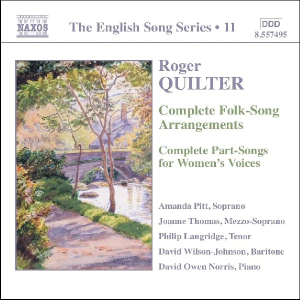 The English Song Series, No. 11 - Quilter by Amanda Pitt, David Owen Norris, David Wilson-Johnson, Joanne Thomas & Philip Langridge album cover