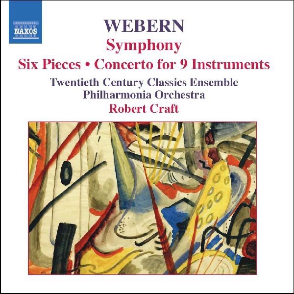 Webern: Symphony - Six Pieces for Large Orchestra by Jennifer Welch-Babidge, Philharmonia Orchestra, Robert Craft & Twentieth Century Classics Ensemble album cover