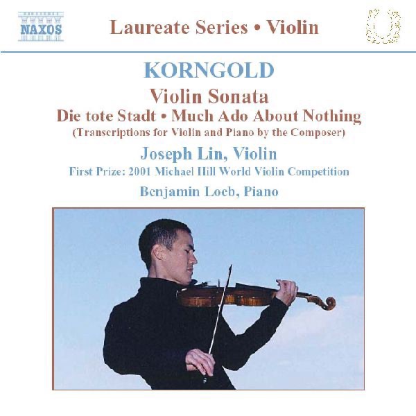 Korngold: Music for Violin and Piano by Benjamin Loeb & Joseph Lin album cover