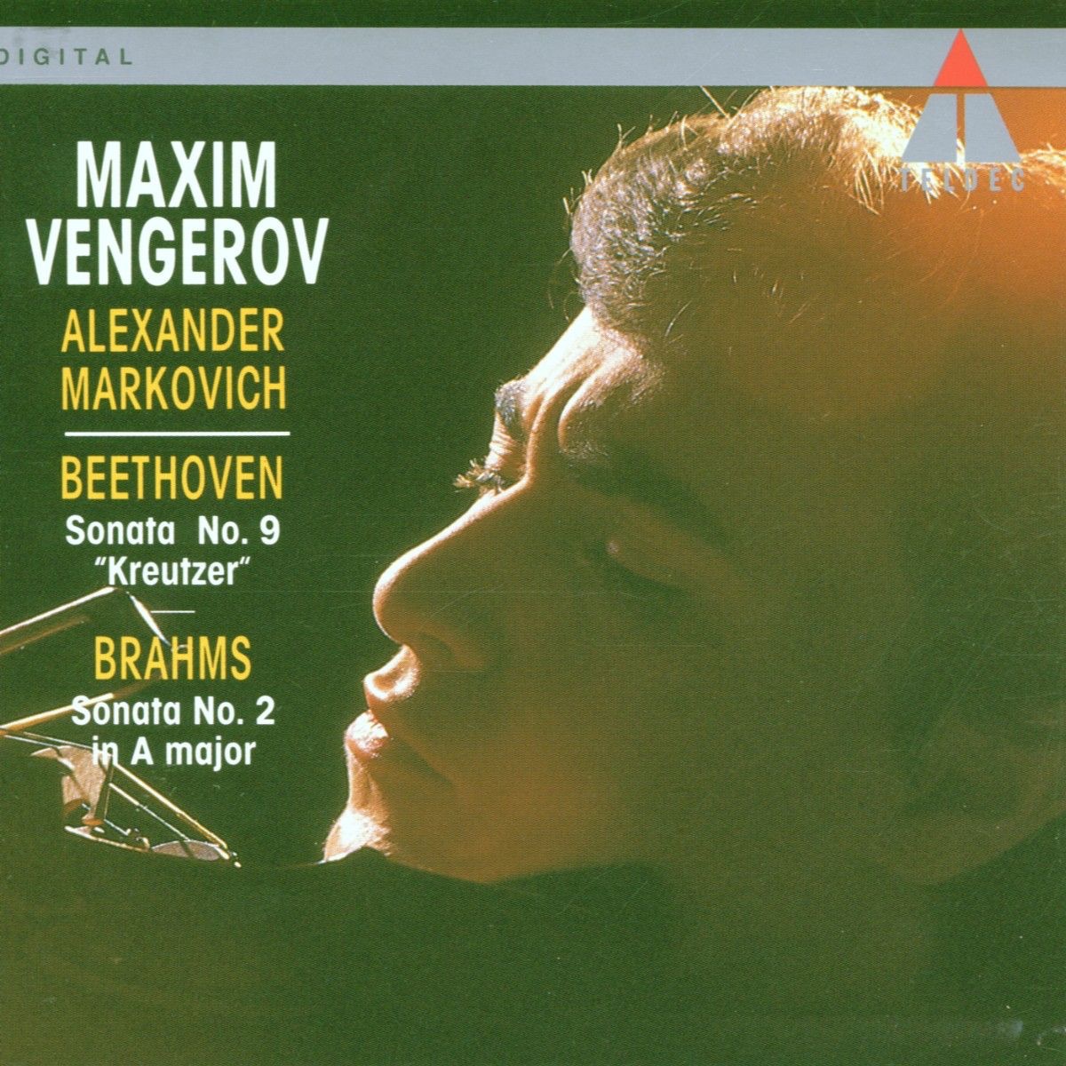 Beethoven & Brahms: Violin Sonatas by Alexander Markovich & Maxim Vengerov album cover
