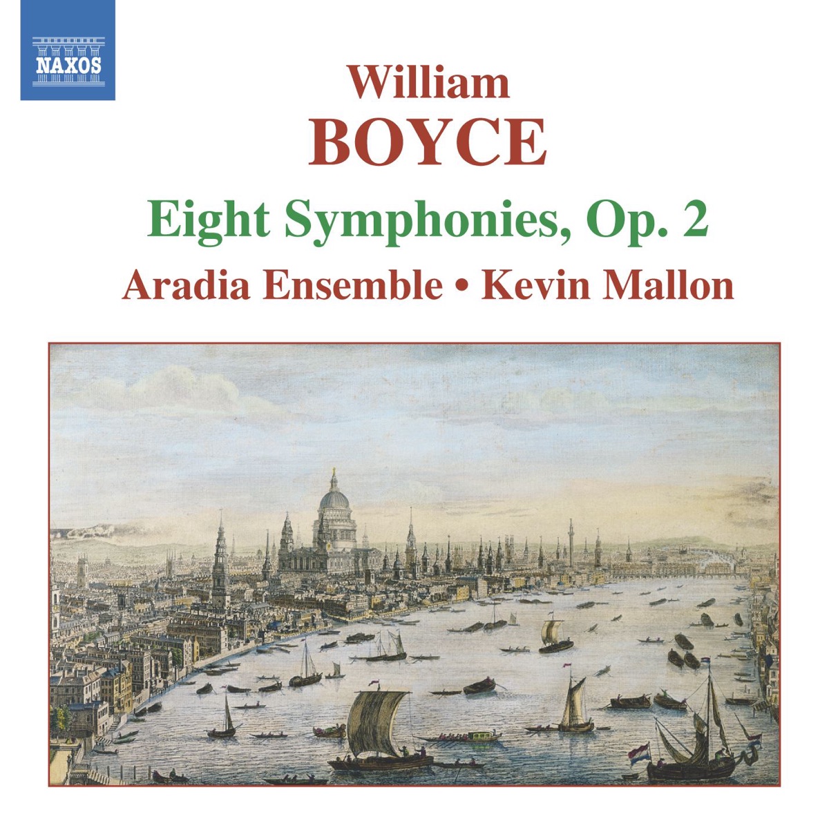 Boyce: Eight Symphonies, Op. 2 by Aradia Ensemble & Kevin Mallon album cover