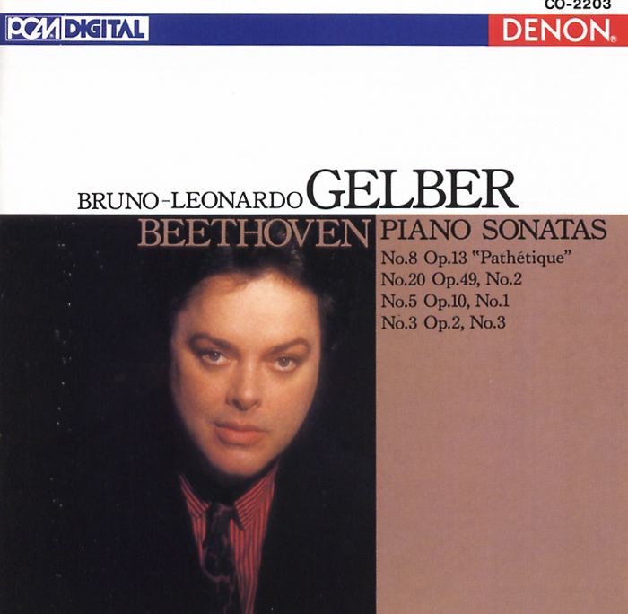 Beethoven: Piano Sonatas, Vol. 1 by Bruno-Leonardo Gelber album cover