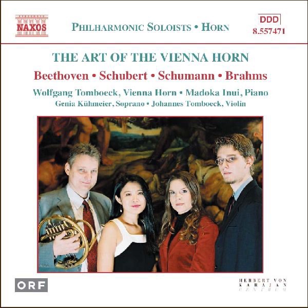 The Art of the Vienna Horn by Genia Kühmeier, Johannes Tomboeck, Madoka Inui & Wolfgang Tomboeck album cover