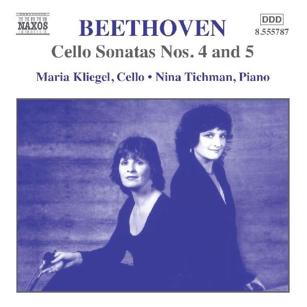 Beethoven: Cello Sonatas Nos. 4 and 5, Op. 102 by Maria Kliegel, Nina Tichman & Tabea Zimmermann album cover