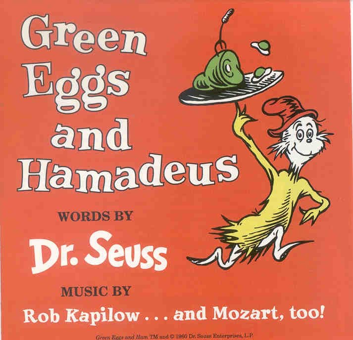 Green Eggs and Hamadeus by Angelina Reaux, Antonio Janigro, Brett Tabisel, I Solisti di Zagreb & New Jersey Chamber Music Society album cover