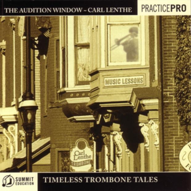 Audition Window: Timeless Trombone Tales by Carl Lenthe album cover