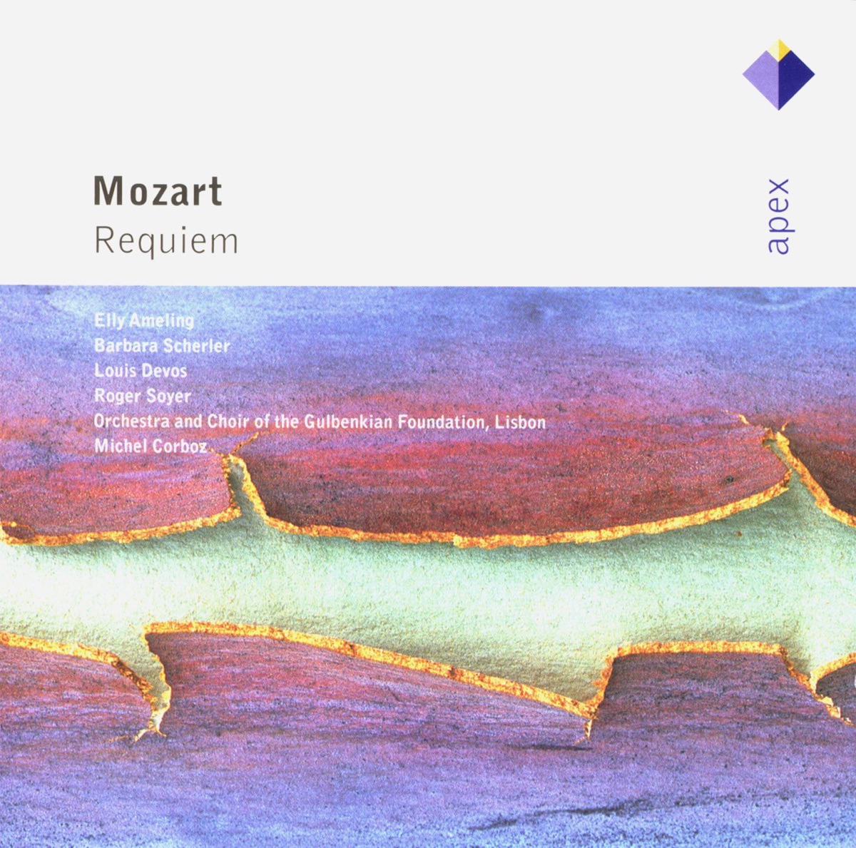 Mozart: Requiem in D Minor, KV 626 by Barbara Scherler, Elly Ameling, Gulbenkian Orchestra, Louis Devos & Michel Corboz album cover