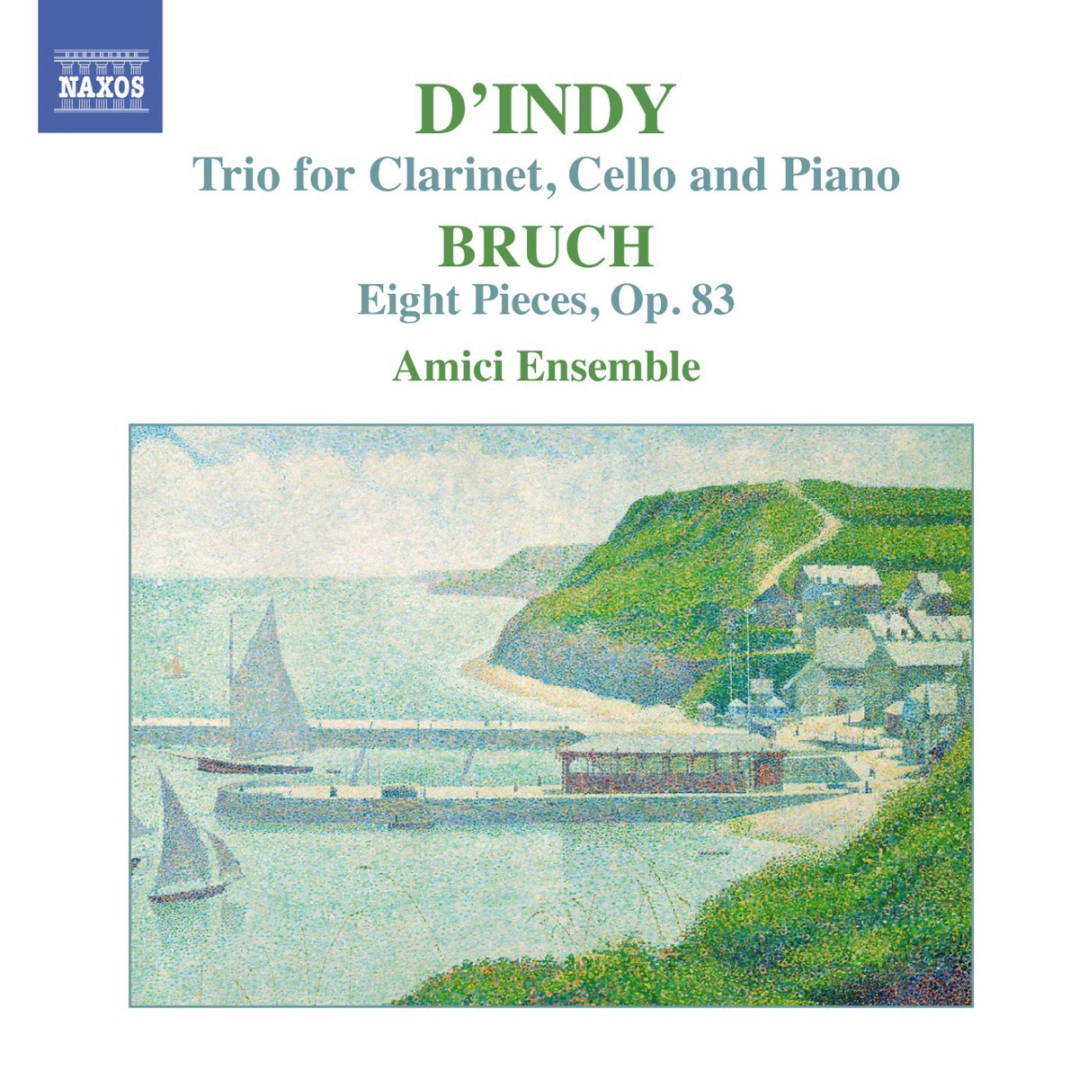 D'Indy - Bruch: Clarinet Trios by Amici Chamber Ensemble album cover