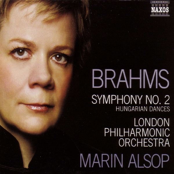 Brahms: Symphony No. 2 - Hungarian Dances by London Philharmonic Orchestra & Marin Alsop album cover
