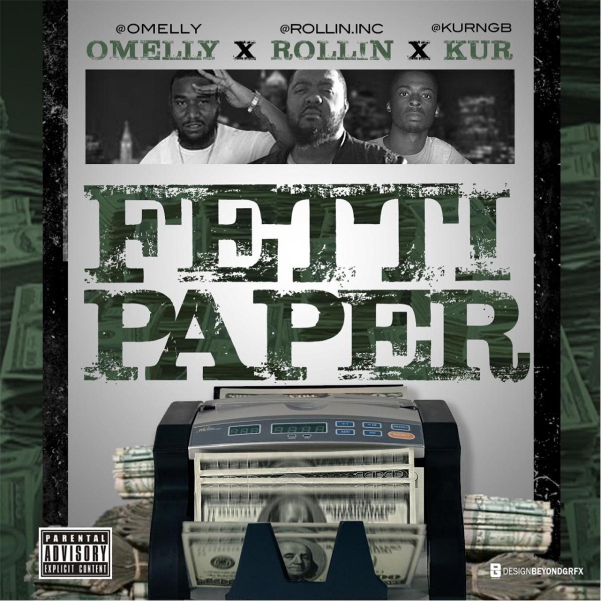 Fetti Paper (feat. Omelly & Kur) - Single by Rollin album cover artwork