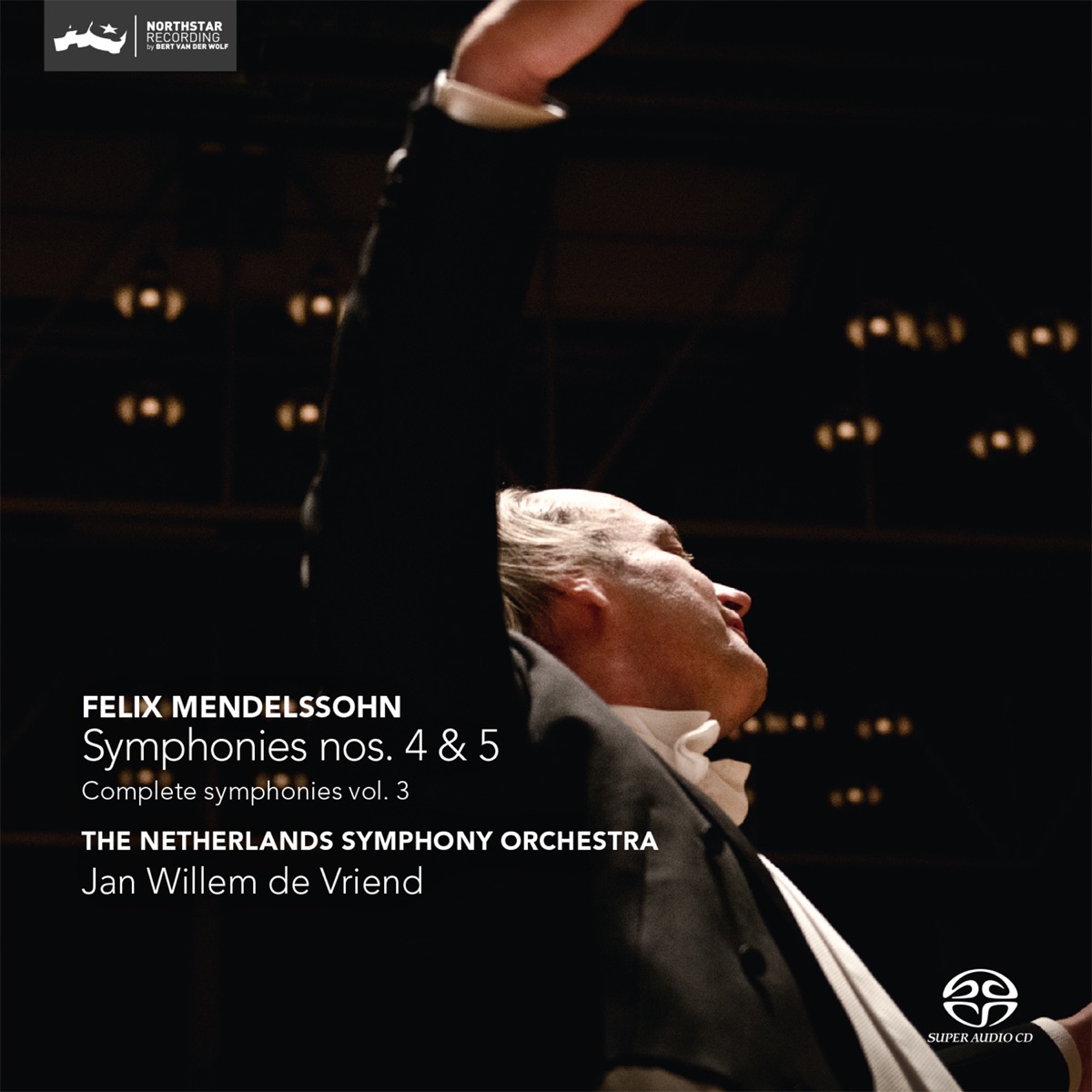 Mendelssohn: Symphonies Nos. 4 & 5 by Jan Willem de Vriend & The Netherlands Symphony Orchestra album cover