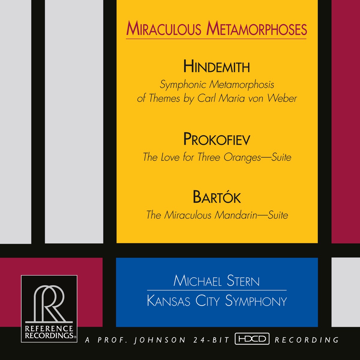 Miraculous Metamorphoses by Kansas City Symphony & Michael Stern album cover