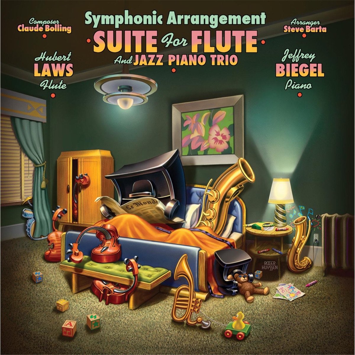 Symphonic Arrangement: Suite for Flute & Jazz Piano Trio by Steve Barta, Hubert Laws & Jeffrey Biegel album cover