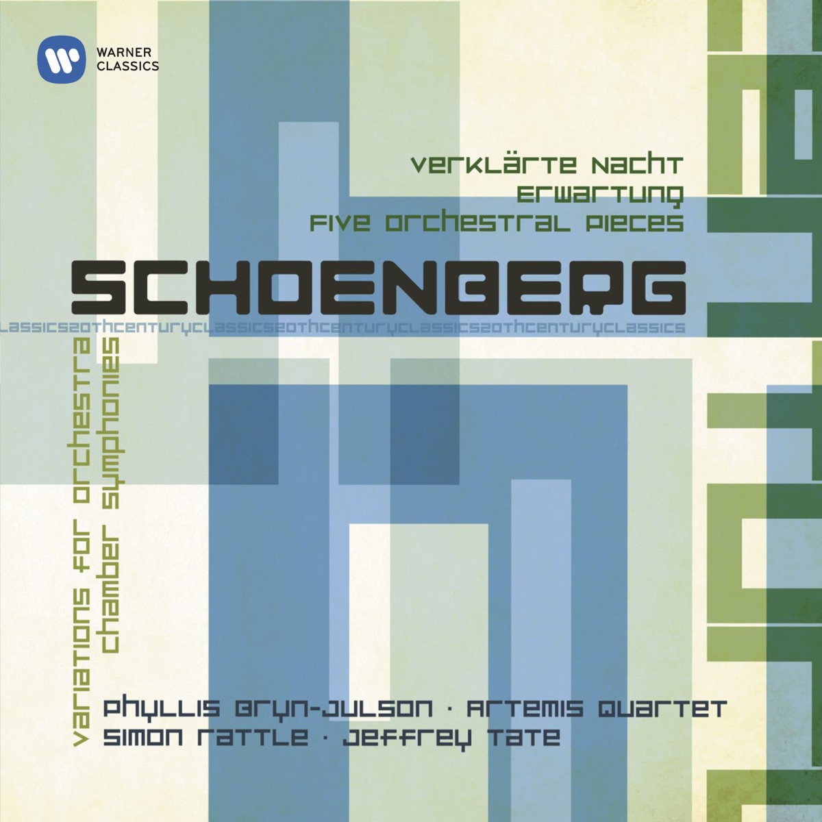 Schoenberg: Orchestral Works by Jeffrey Tate & Sir Simon Rattle album cover