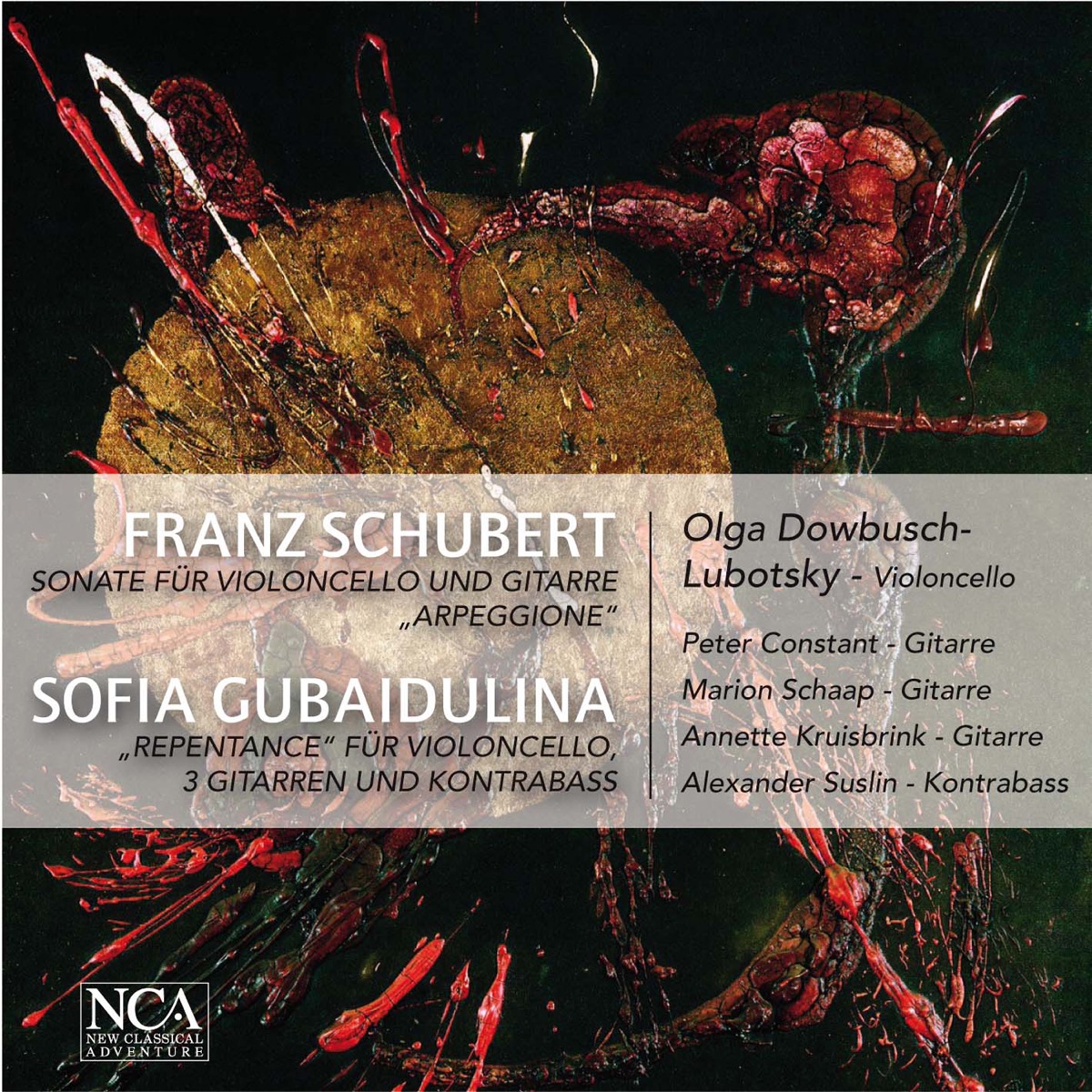 Franz Schubert - Sofia Gubaidulina by Olga Dowbusch-Lubotsky, Peter Constant & Marion Schaa album cover