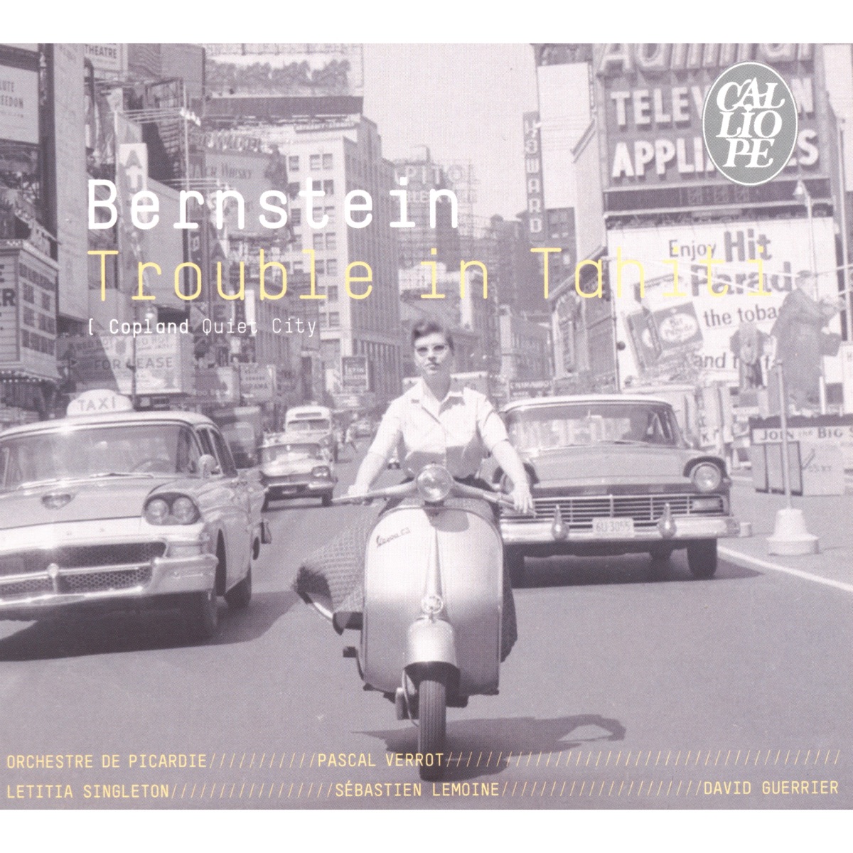 Bernstein: Trouble in Tahiti - Copland: Quiet City by Pascal Verrot & Orchestre de Picardie album cover