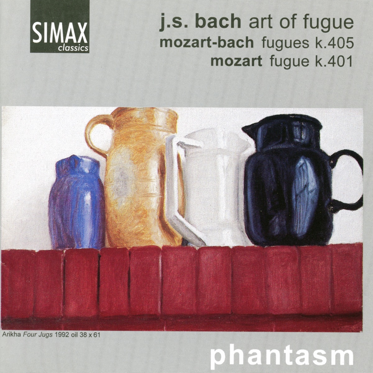 J.S Bach: Art of Fugue by Phantasm album cover
