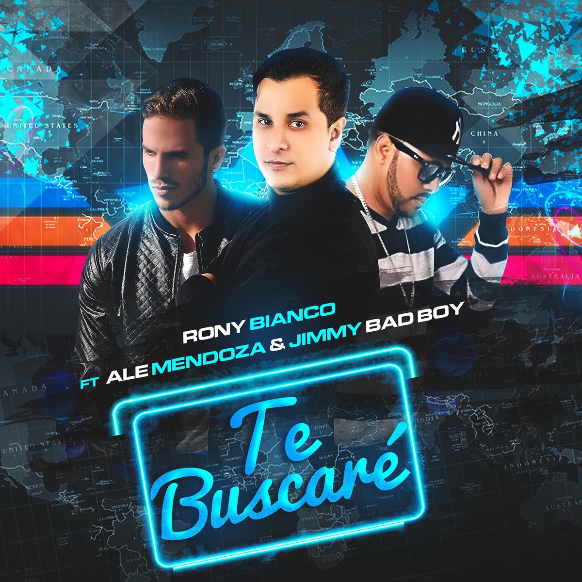 Te Buscaré (feat. Ale Mendoza & Jimmy Bad Boy) - Single by Rony Bianco album cover