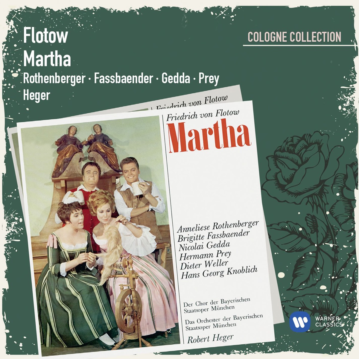 Flotow: Martha [1986 Digital Remaster] by Anneliese Rothenberger, Bavarian State Orchestra, Brigitte Fassbaender, Bayerische Staatsopernchor, Nicolai Gedda & Robert Heger album cover
