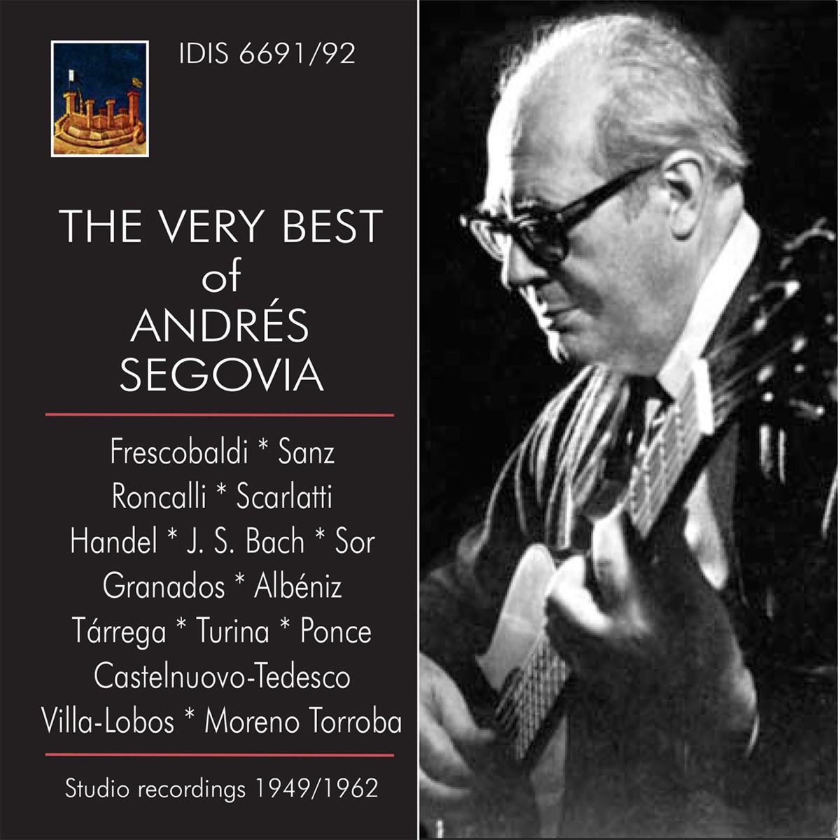 The Very Best of Andrés Segovia by Andrés Segovia album cover