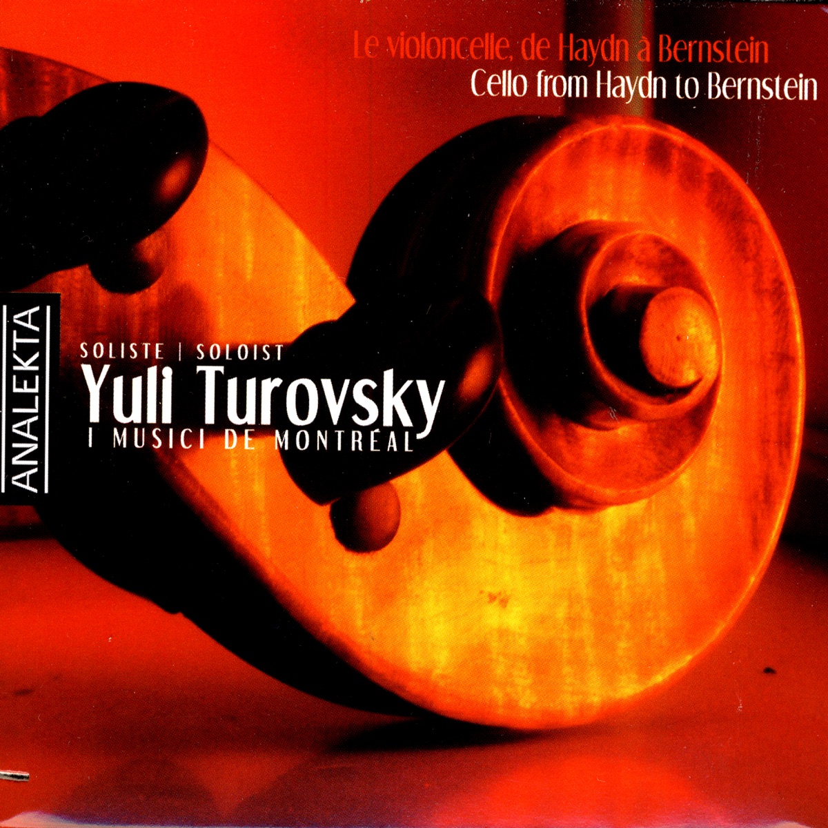 Cello from Haydn to Bernstein by I Musici de Montréal & Yuli Turovsky album cover