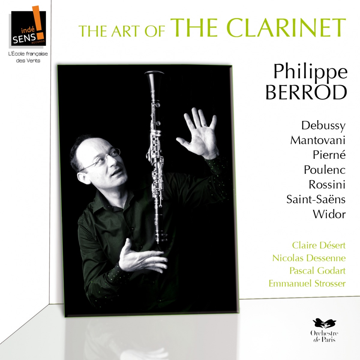 The Art of the Clarinet: Philippe Berrod by Philippe Berrod, Claire Désert & Emmanuel Strosser album cover