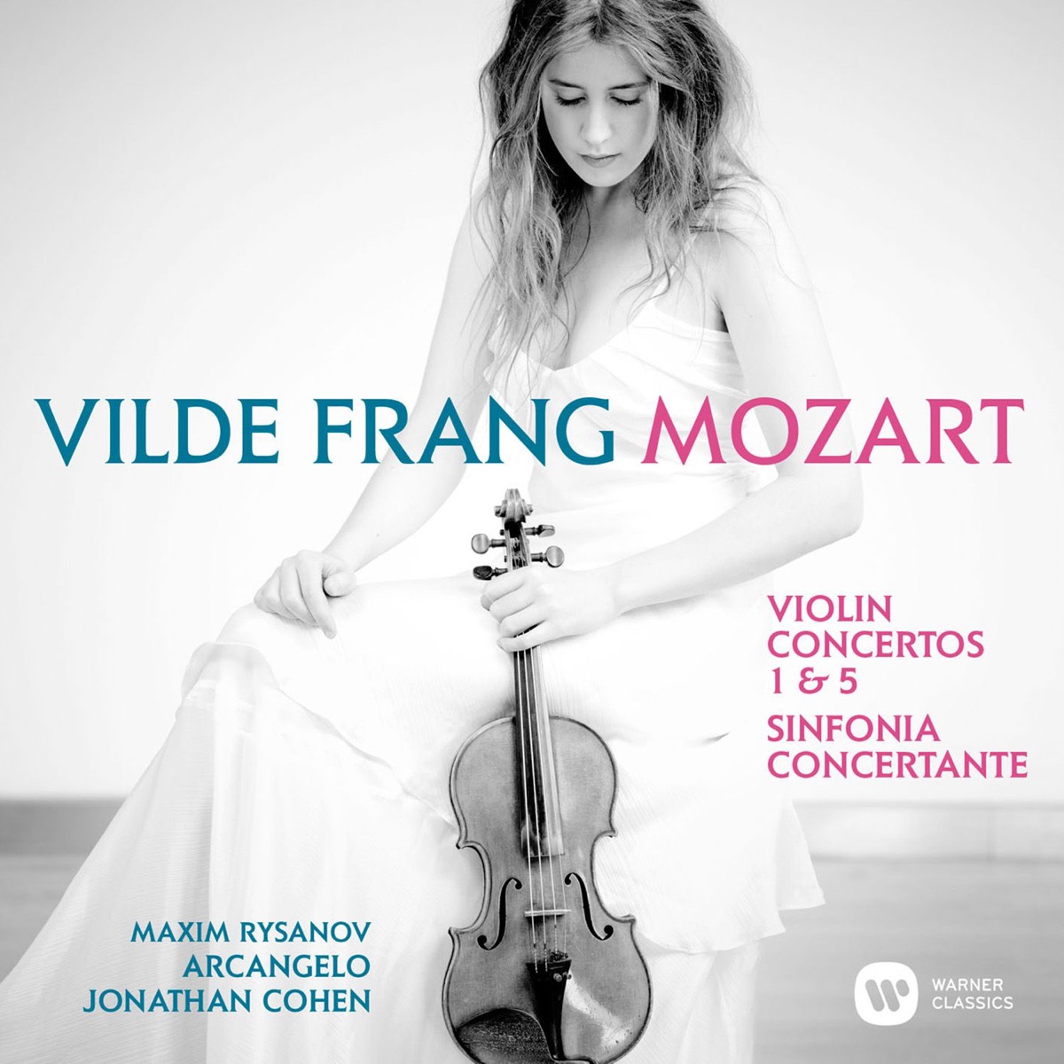 Mozart: Violin Concertos Nos. 1, 5 & Sinfonia concertante by Vilde Frang, Jonathan Cohen & Arcangelo album cover