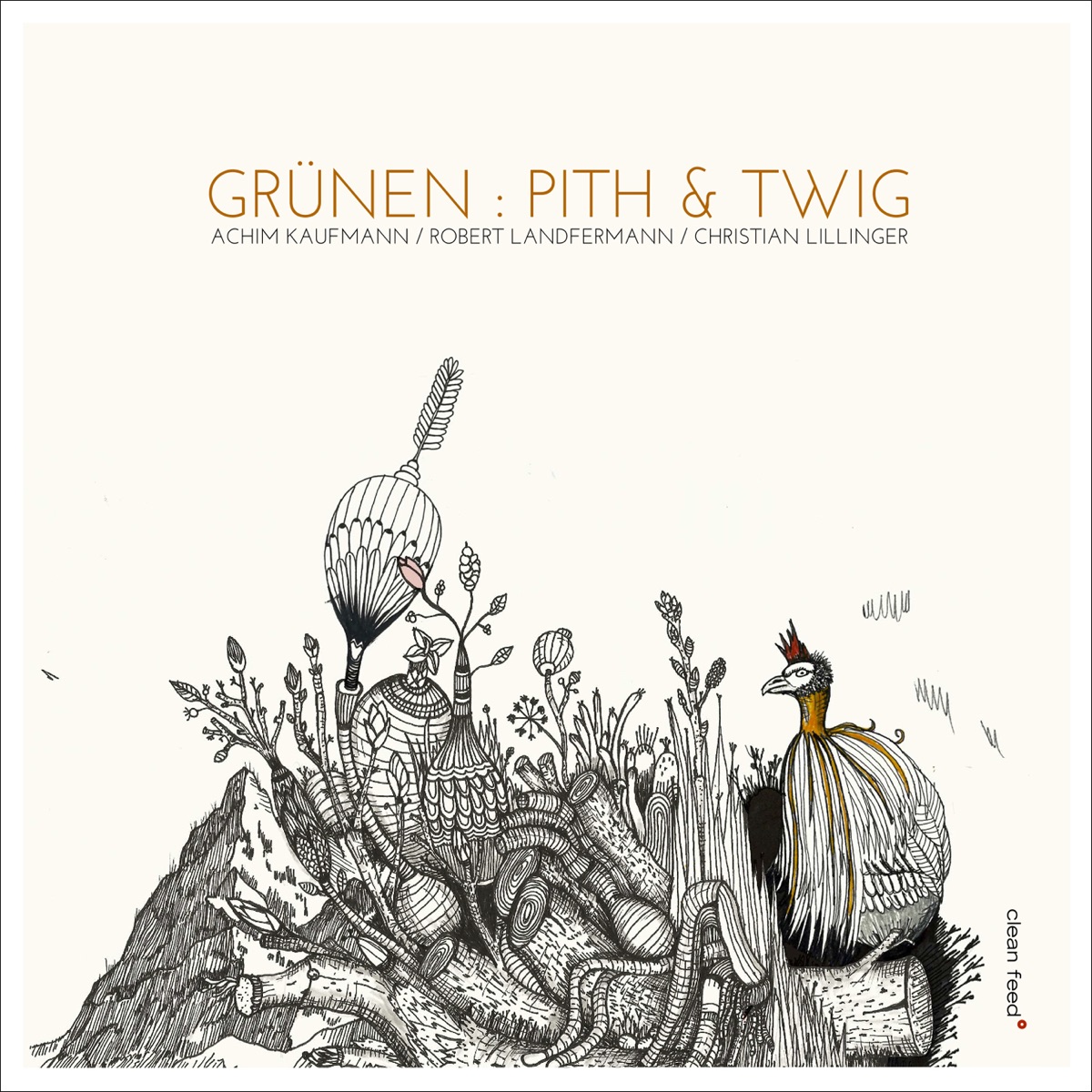 Pith and Twig (feat. Achim Kaufmann, Robert Landfermann & Christian Lillinger) by Grünen album cover