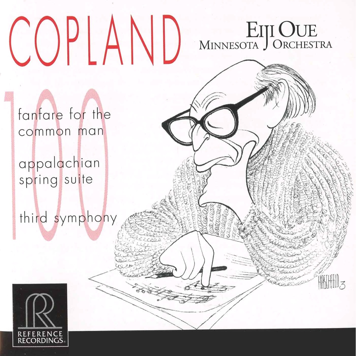Copland: Fanfare for the Common Man, Appalachian Spring & Symphony No. 3 by Minnesota Orchestra & Eiji Oue album cover