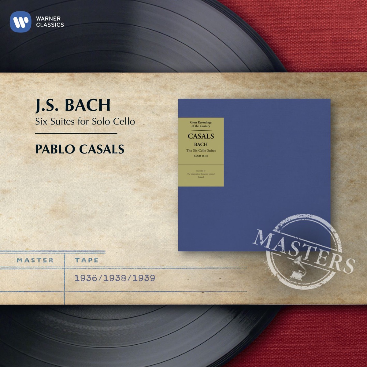 Bach: Cello Suites, BWV 1007 - 1012 by Pablo Casals album cover