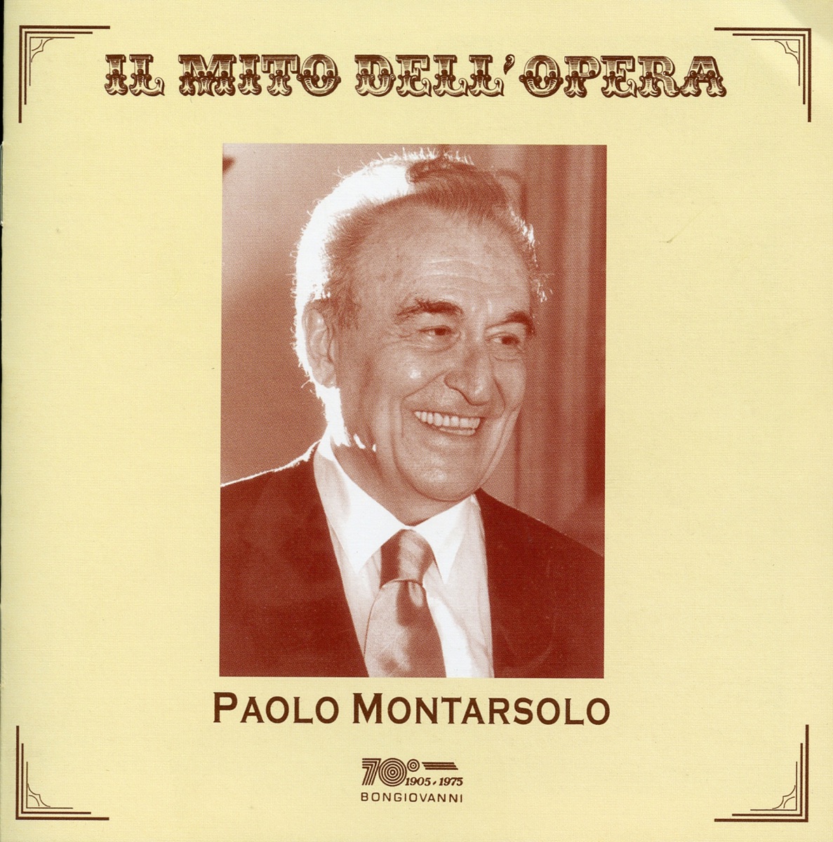 Il mito dell'opera: Paolo Montarsolo (Live) by Paolo Montarsolo album cover