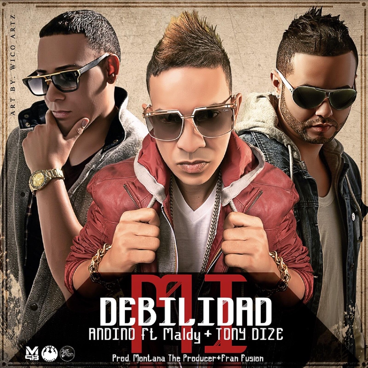 Mi Debilidad (feat. Maldy & Tony Dize) - Single by Andino album cover