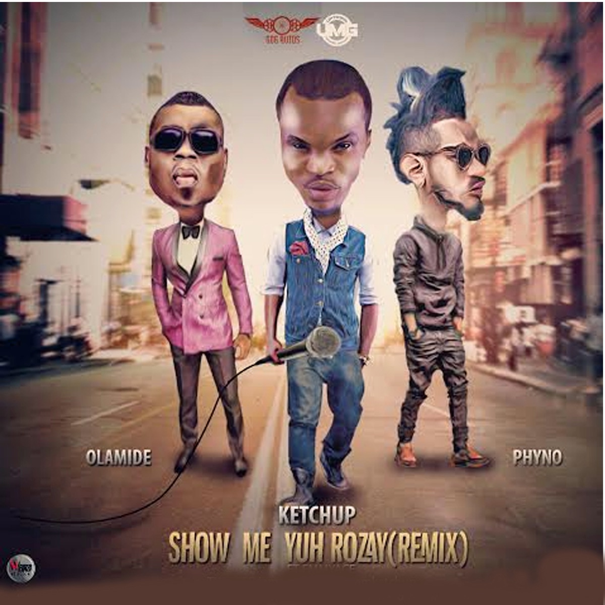 Show Me Yuh Rozay (Remix) [feat. Ketchup & Olamide] - Single by Phyno album cover