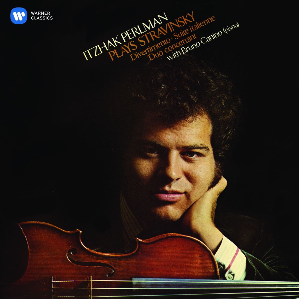 Stravinsky: Divertimento, Suite Italienne & Duo Concertant by Bruno Canino & Itzhak Perlman album cover