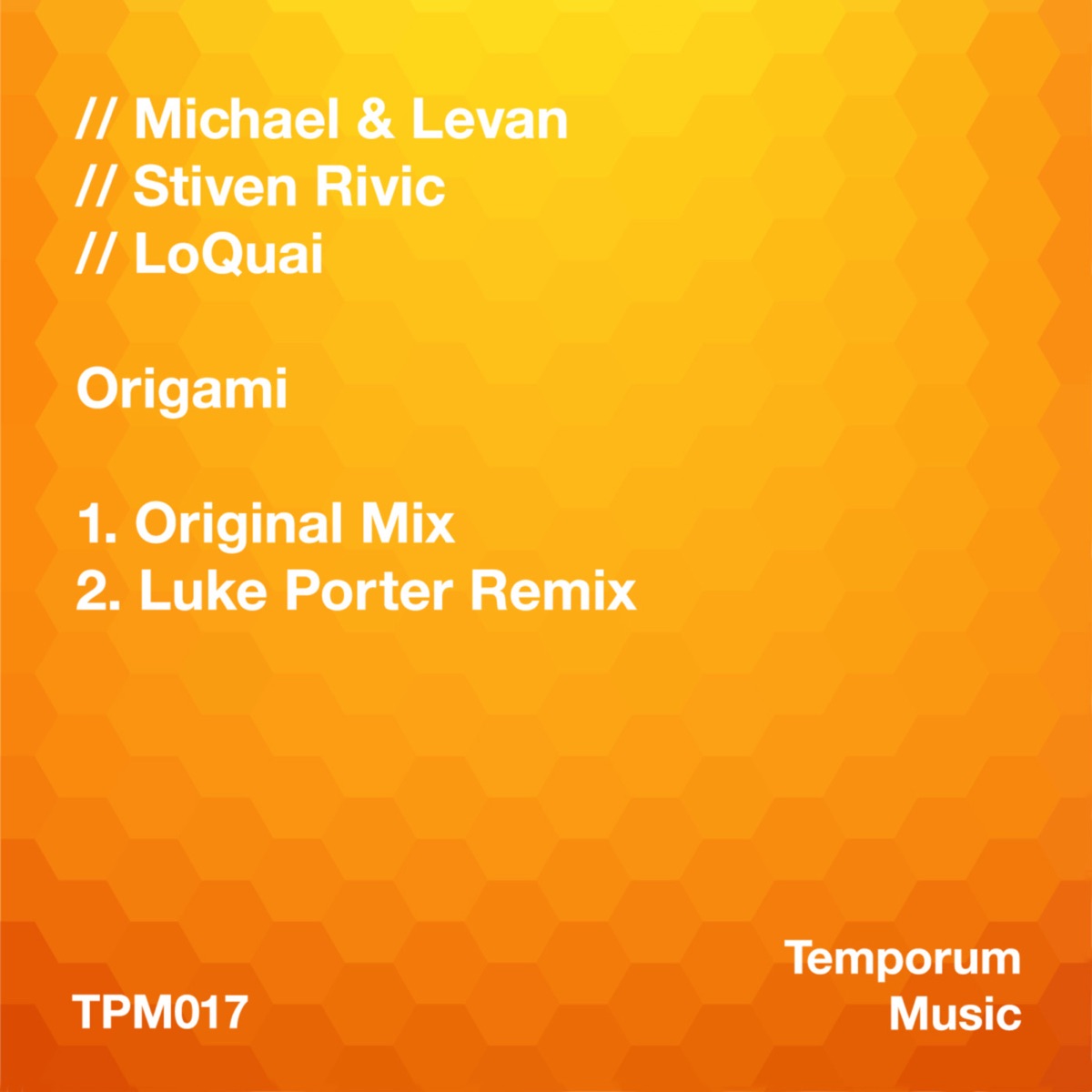 Origami - Single by Michael & Levan, Stiven Rivic & Loquai album cover