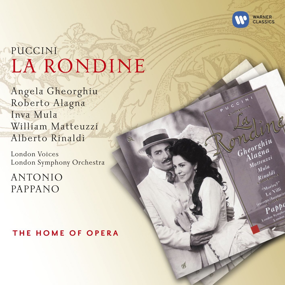 Puccini: La Rondine by Antonio Pappano album cover