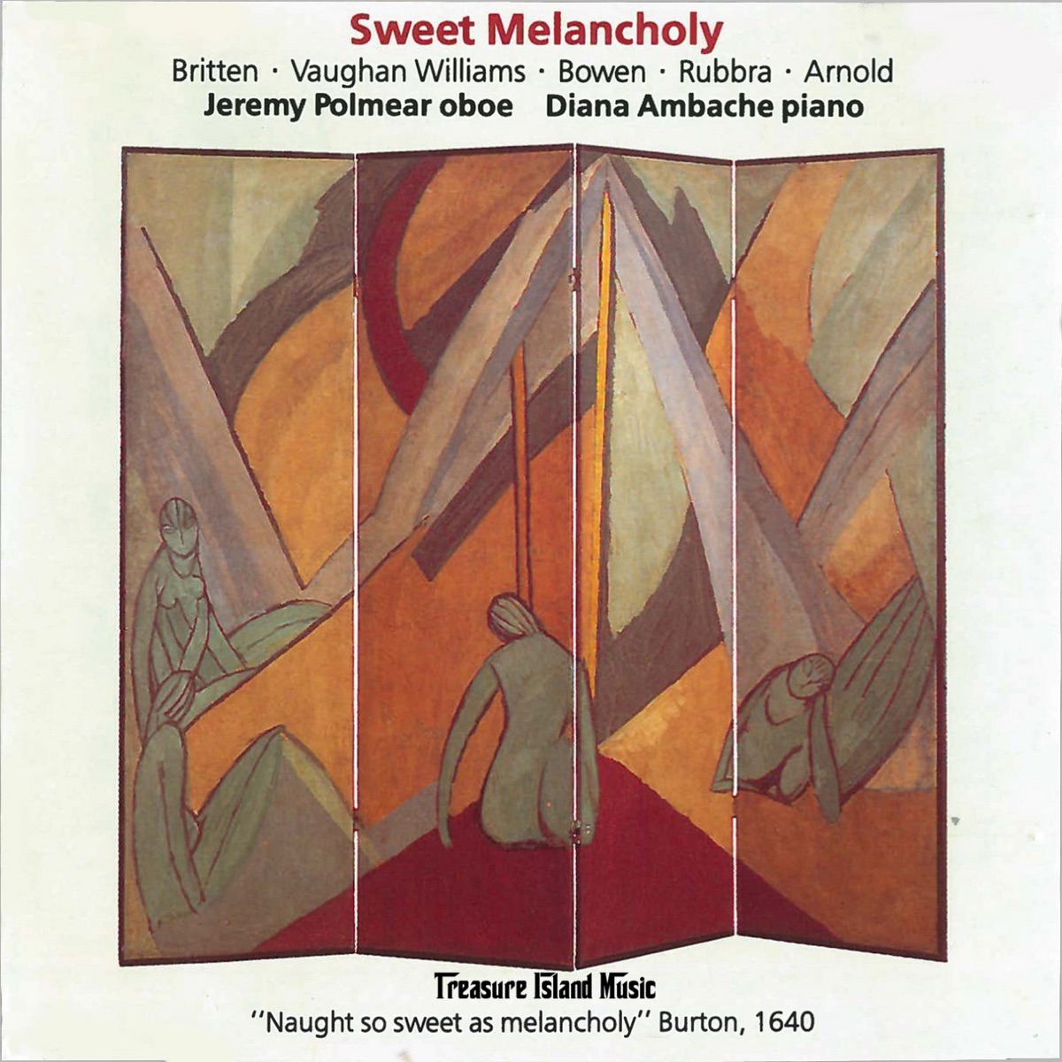 Sweet Melancholy by Diana Ambache & Jeremy Polmear album cover
