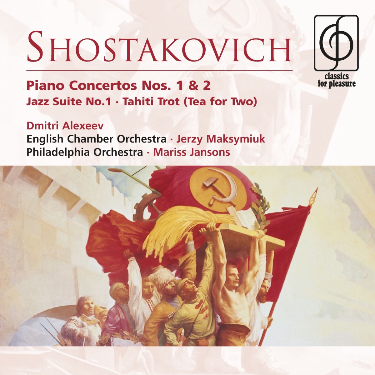 Shostakovich: Piano Concertos Nos. 1 & 2 by Dmitri Alexeev, English Chamber Orchestra & Jerzy Maksymiuk album cover