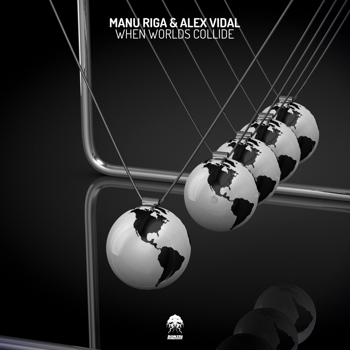 When Worlds Collide - Single by Manu Riga & Alex Vidal album cover
