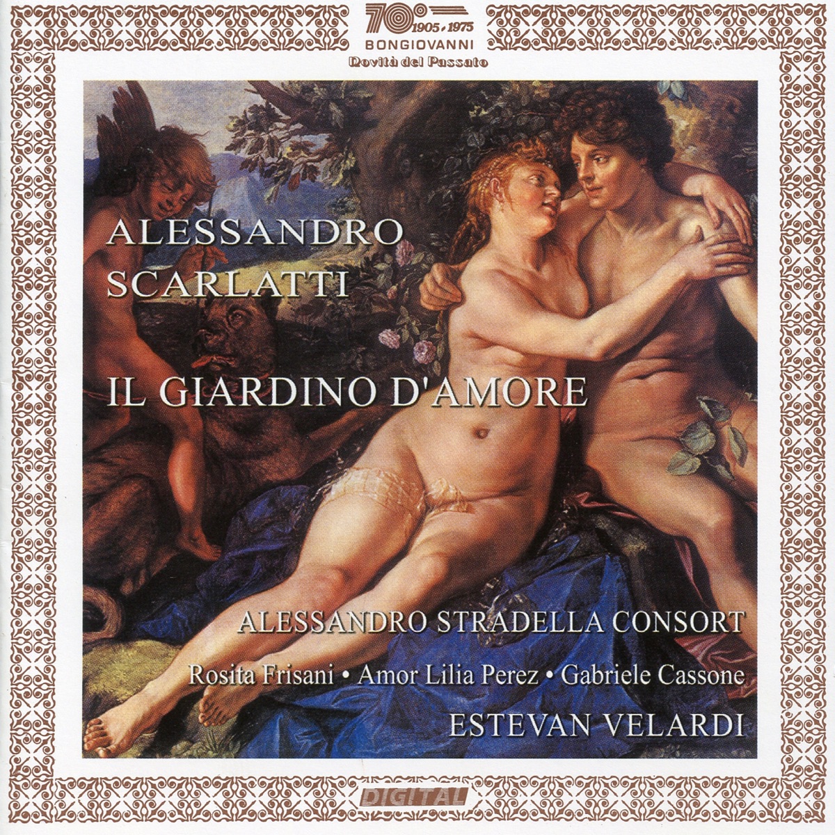 Alessandro Scarlatti: Il giardino d'amore & Su le sponde del Tebro by Alessandro Stradella Consort & Estévan Velardi album cover